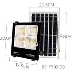 Bspro IP65 Best Selling Projectors LED Outdoor Waterproof Floodlight 200W Solar Panel Flood Light