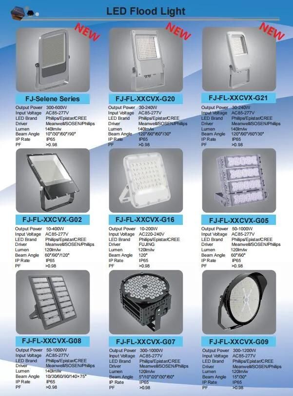 Outdoor IP65 Waterproof Motion Sensor LED Flood Light with Black Housing LED Outdoor Light