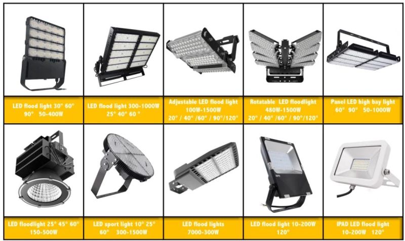 Outdoor 100W 200W 250W 300W LED Projector Light