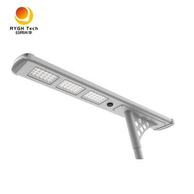 Rygh-G50 5000lm CE RoHS IP66 All in One LED Solar Street Light 50W