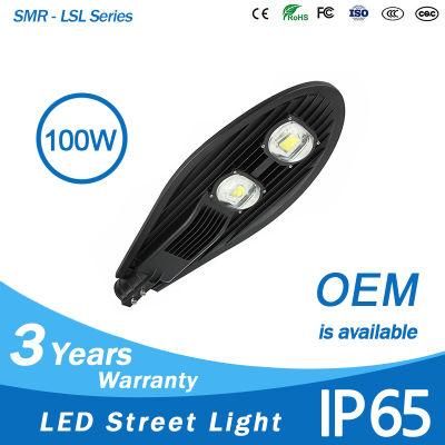 Parking Lot Area IP65 Outdoor Waterproof COB LED Chip 150lm/W 60W 90W 120W 150W 200W LED Street Light