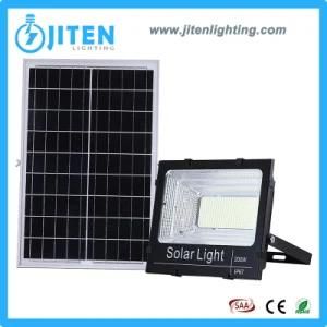 Cool White Aluminum Outdoor LED Flood Light 200W Solar Panel Rechargeable LED Solar Light