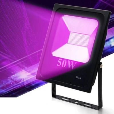 85V-265V IP66 Purple 365nm UV LED Blacklight Flood Light LED UV Flood Light