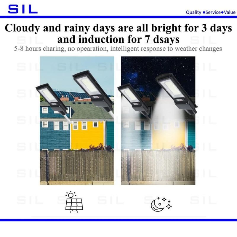 Wholesale Solar Street Light Outdoor LED Power Panel Lamp Solar Street Light 30W 60W Sensor Waterproof