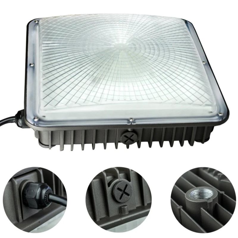 80W 100W 120W 150W LED Explosion-Proof Canopy Light Gas Station Lighting Fixtures