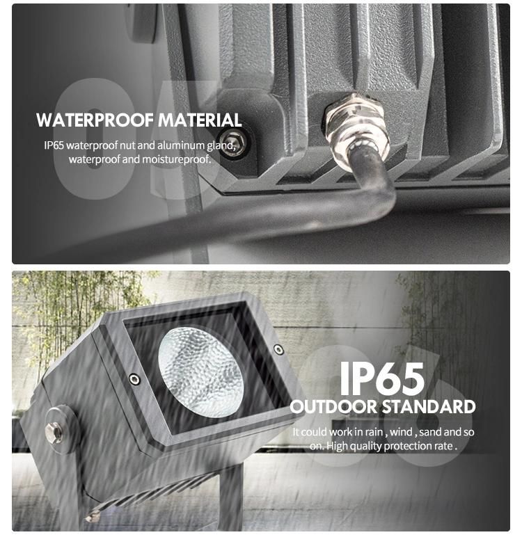 Constant Current Square Shape waterproof IP65 LED Flood Light