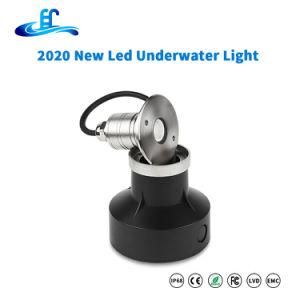1W 3W Mini IP68 316ss Recessed LED Swimming Pool Light