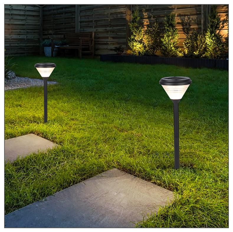 Solar Decorative Lawn Lamp Hourglass Black Cable-Free Garden Villa Residential Lighting Lamps