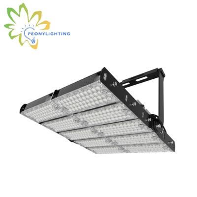 Power Supply 1200W 170lm/W IP66 2700K-6500K 5-8years Warranty High Mast Stadium Flood Light