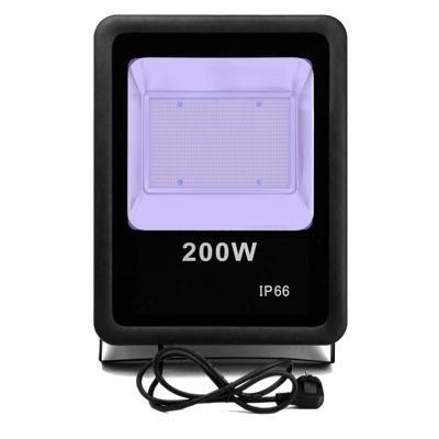 UV Curing Black Lamp IP66 100W 150W 200W UV LED Flood Light