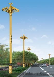Lotus-Shaped Round Head Lamp High Pole Combined Lamp Pole