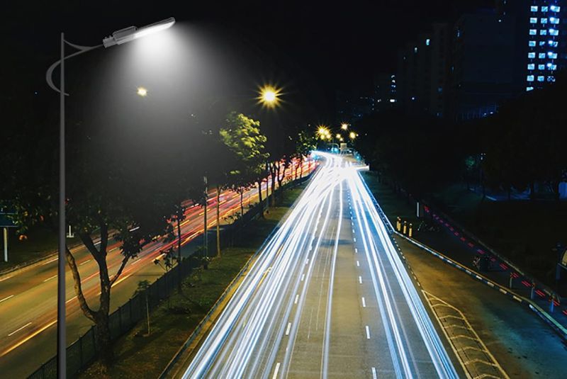 100W 150W 200W 250W Outdoor Lighting Smart Lamp High Brightness 120/140lm/W LED Solar Street Light
