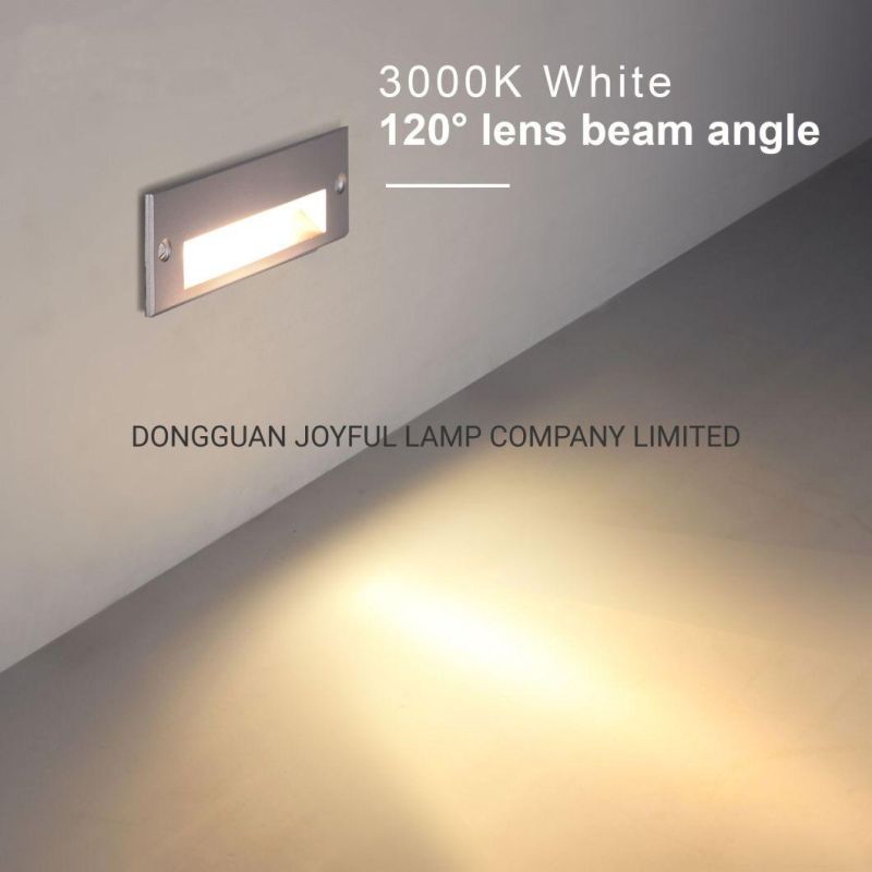 COB 5W LED Recessed Stair Light Rectangle Buried LED Lamp