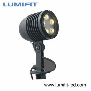 15W 5LEDs High Power LED Outdoor Spotlights with Spike