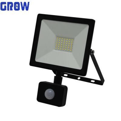 LED 50W IP54 High Lumen LED PIR Floodlight LED Reflector for Outdoor Lighting