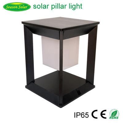 Bright Smart Control Solar Battery Lighting 5W Outdoor Solar Garden Light with LED for Gate Post Lighting