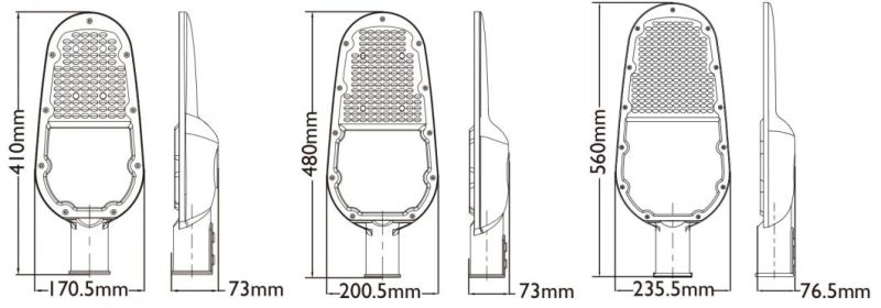 High Brightness ENEC CE Certification Square Park Road Lighting 45W LED Urban Light