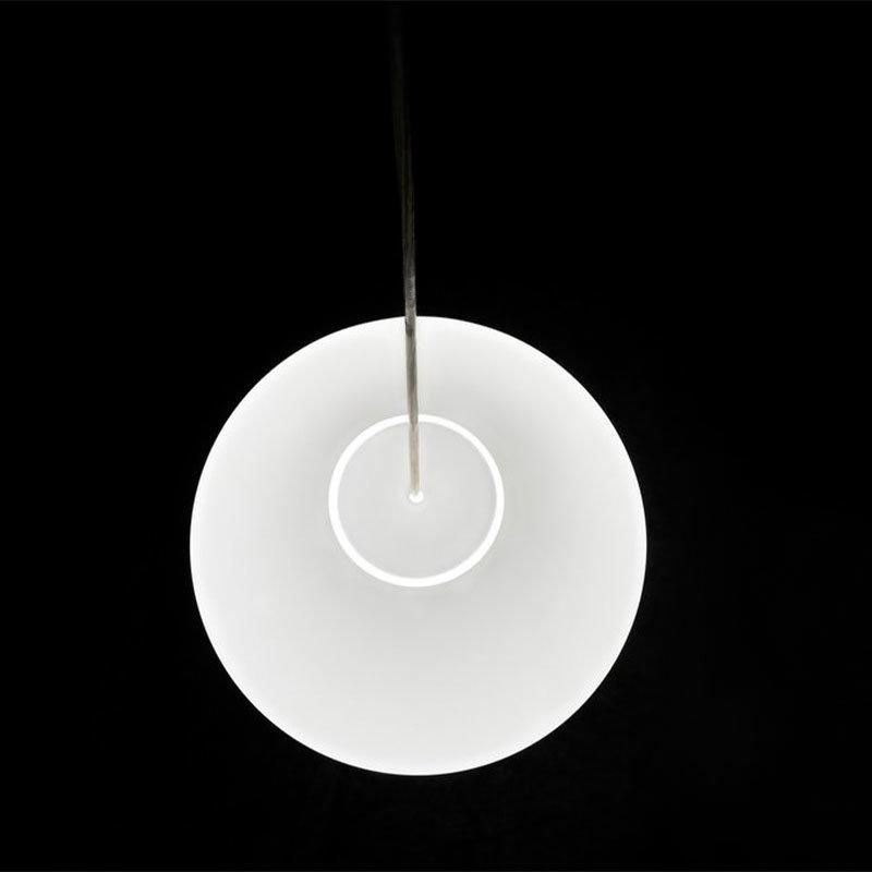 2022 Art Decor Milk White Glass Ball LED European Restaurant Bedroom Chandelier