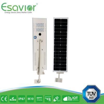 Esavior 25 Years Life-Span Solar Panel 40W Integrated LED Solar Street Lights Solar Lights