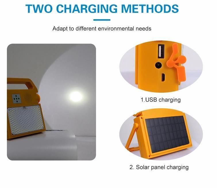 Solar LED Camping Light Speaker Light