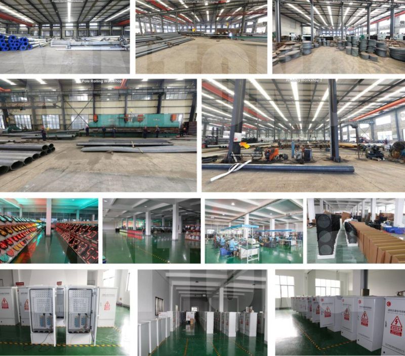Poly Crystalline Silicon Battery Buried Wind Solar LED Road Lighting