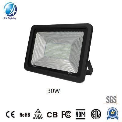 LED Floodlight for Outdoor/Square 30W 2550lm Ce RoHS IP65