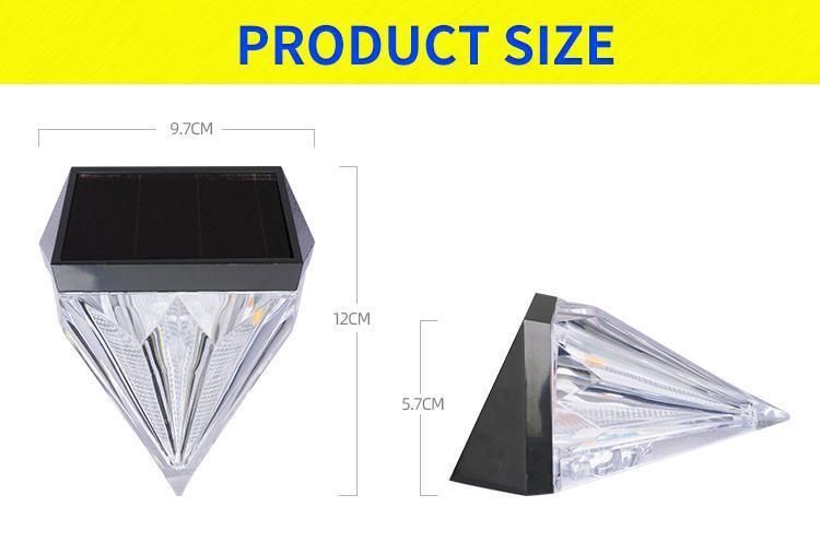 Bspro Corner Outdoor Lamp High Quality Decorate IP65 Solar Garden Light