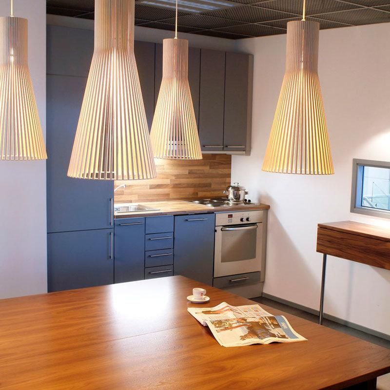 2022 Handmade Crafts Rattan Lamp Bamboo Natural Woven Kitchen Lamps Modern Style LED Chandeliers Rattan Pendant Light