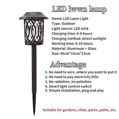 2022 Hottest Outdoor Waterproof Fully Automatic LED Solar Garden Lights for Garden