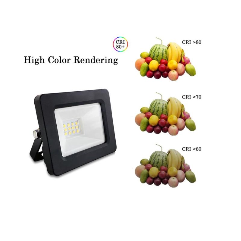 China Factory LED 10W Flood Light High Lumen LED Outdoor IP65 Floodlight for Garden Yard Square Lighting