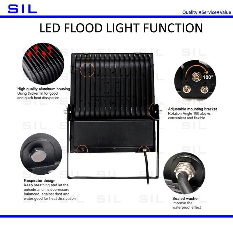 Hot Sales Wholesale Price LED Stadium Flood Light Outdoor CE RoHS 100W LED Floodlight