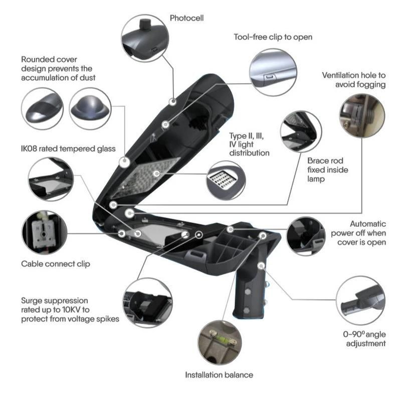 New Design Road Project Lighting 120W LED Street Light Outdoor