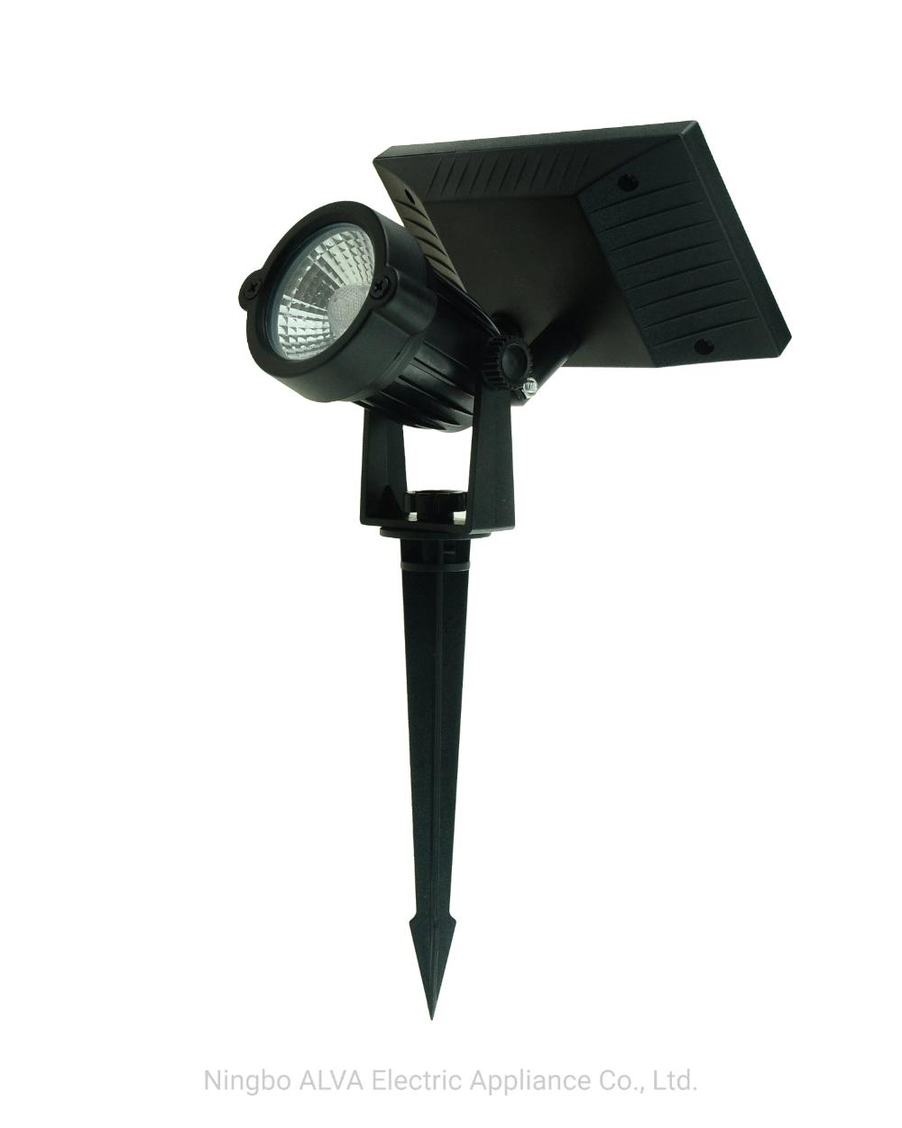 Outdoor Waterproof Adjustable Lawn Lamp 5W COB LED Chip Spike Spot Lights Solar Garden Light for Pathway Patio Yard