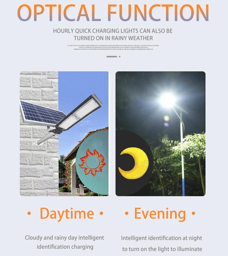 High Lumen Outdoor100W Price Control Decorative LED Solar Street Light Fixture 1000W Street Light