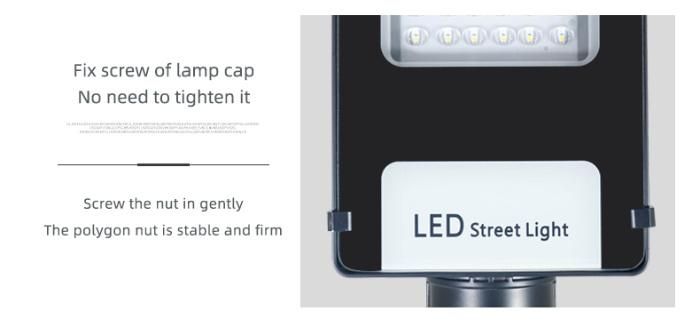 Die Casting Aluminum 3030 SMD 100W LED Street Light Housing