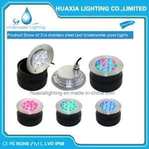 36watt IP68 316ss Recessed Swimming Pool Underwater LED Light