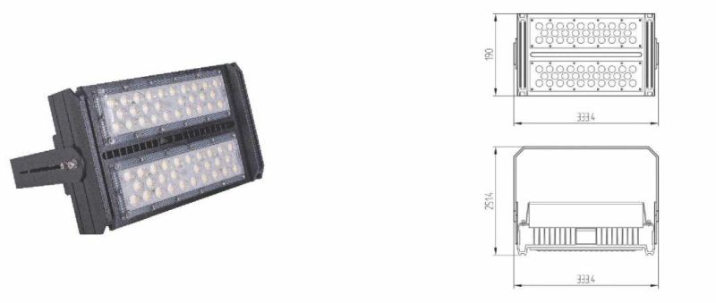 100W CE RoHS Outdoor IP66 High Light Efficiency LED Flood Light Flood Lamp LED Floodlight