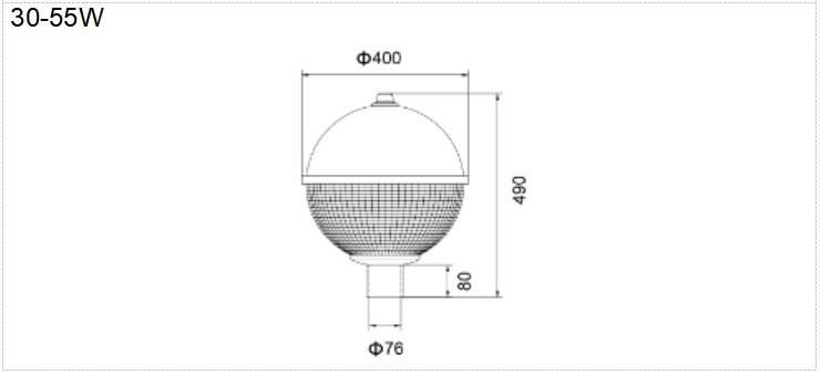 2021 New IP66 LED Post Top Light Outdoor Landscape Area High Pole LED Garden Lighting Park Lamp Outdoor Lights Garden