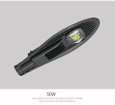 Waterproof IP65 Outdoor 30W 60W 80W 100W Outdoor Sensor Integrated LED Street Light Factory Price New Design Bulb Size