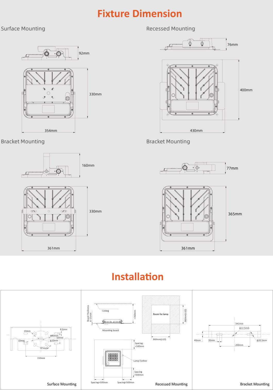 China Professional Manufacturer 10W 20W 30W 50W 70W 150W 200W IP65 LED Outdoor Flood Light