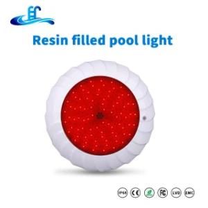 24watt RGB IP68 AC Resin Filled Wall Mounted LED Pool Lamp with LED Edison Chip