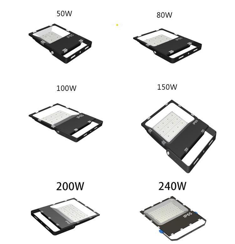 200W Outdoor IP65 5 Years Warranty Stadium LED Flood Light Advertising Lamp