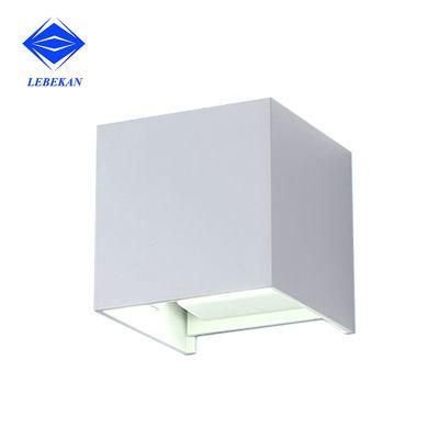 China Suppliers up and Down Wall Light LED Electric Modern Bulkhead Pillar Lights 12W 6W LED Exterior Down Light