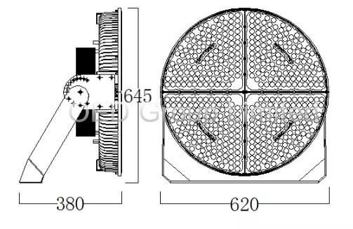 High Power IP65 Outdoor 960W High Mast LED Tower Lighting 1000W LED Flood Stadium Lighting