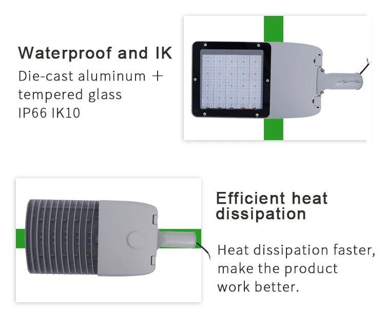 ENEC TUV CB Certificates 60W 100W 150W LED Street Light IP66 Outdoor Solar Street LED Light