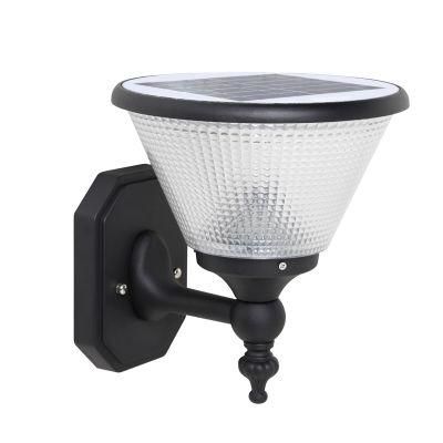 IP65 Waterproof External Polysilicon Lithium Battery Solar Wall Light Fixtures