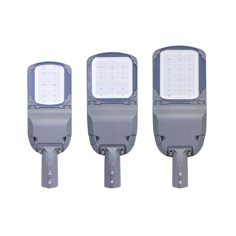 Streamlined Back Cover 100W 150lm/W Aluminium Profile Housing Outdoor LED Street Light