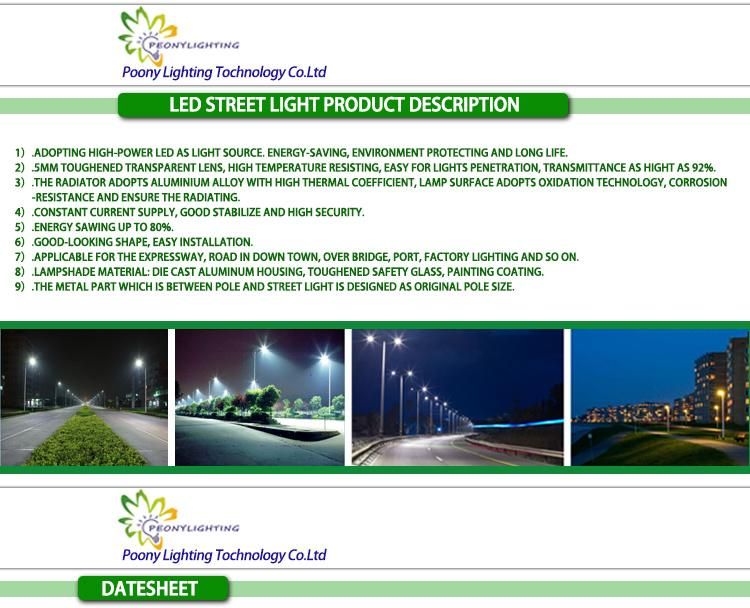 Factory Direct Sale Die-Casting Integral Design Public LED Street Light 50W