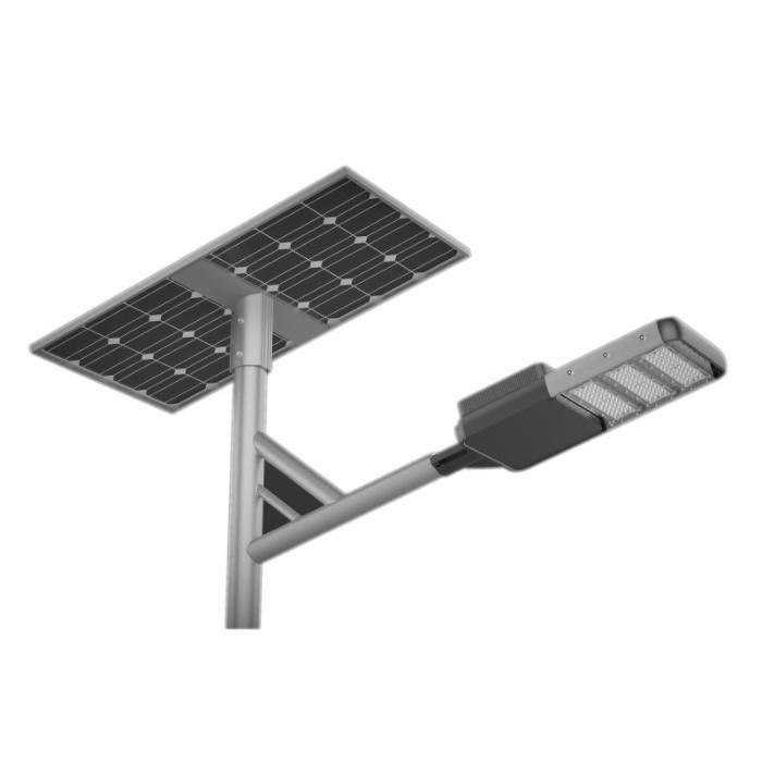 Public Road Lighting 170lm/W Bridgelux Module Semi-Integrated 60W Solar LED Street Lamp