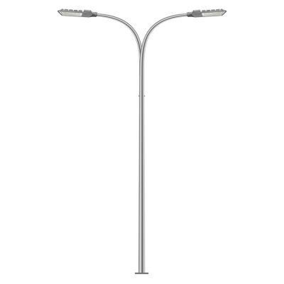 10m Double Arms Hot DIP Galvanized Street Light Poles City Lighting Engineering Q235/Steel